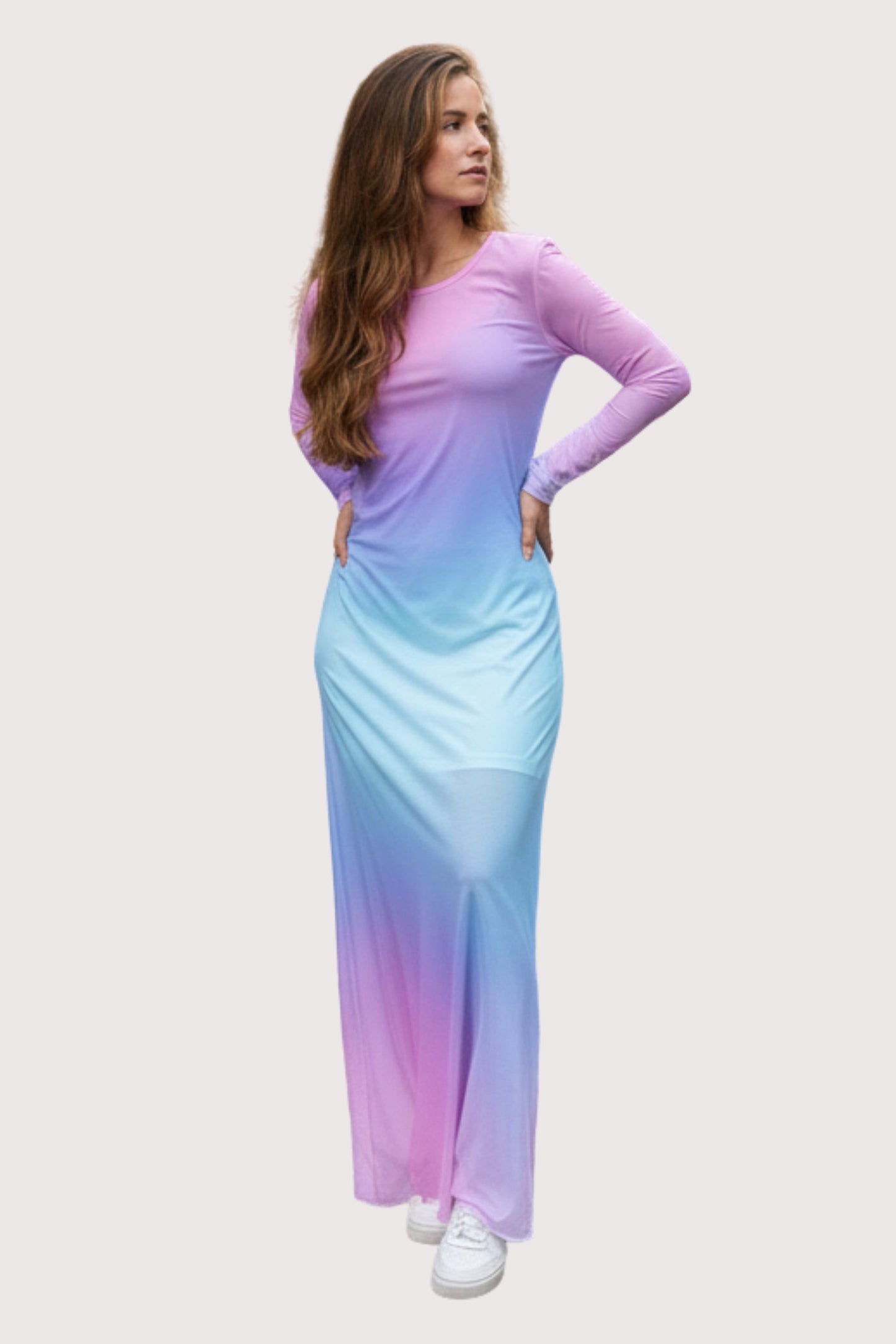 Mesh Dress Iridescent