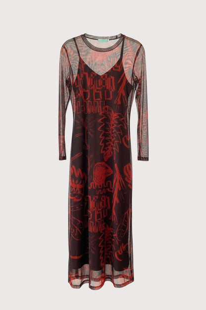 Mesh Dress Abstract