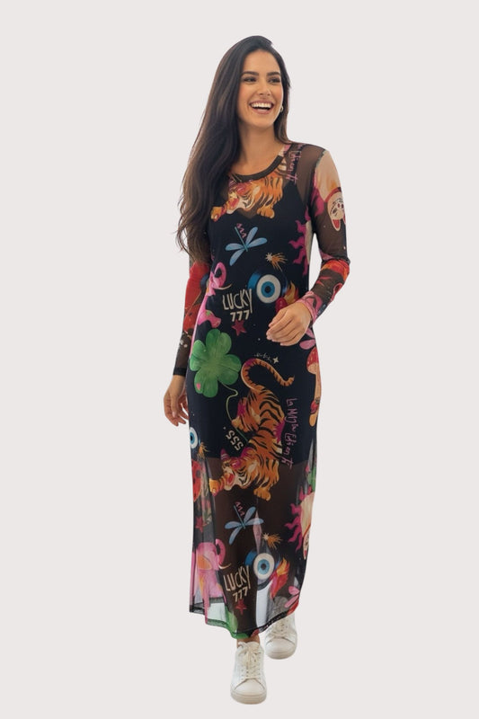 Lucky Mesh Dress